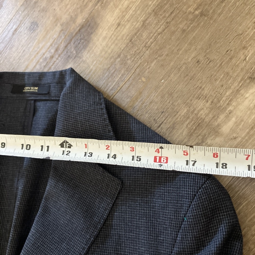 Massimo Dutti, Super 120S WOOL  , Blazer ,‎ gray , Size 42 - Picture 9 of 10